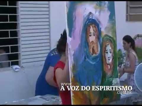 Pintura mediúnica com Marilusa Moreira Vasconcelos