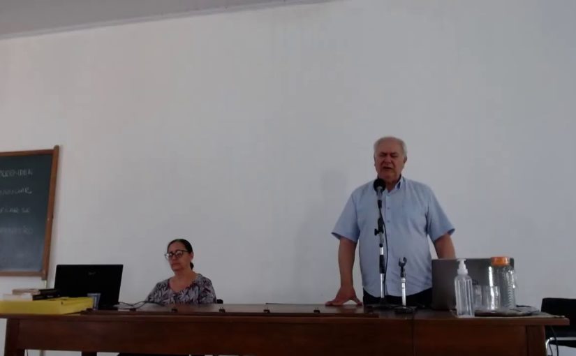 Palestra virtual na Instituição Nosso Lar de Araçatuba SP