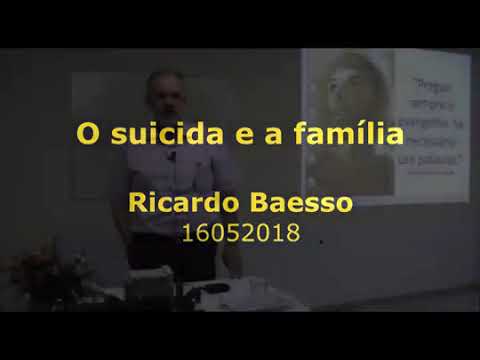 O suicida e a família com o orador espírita Ricardo Baesso