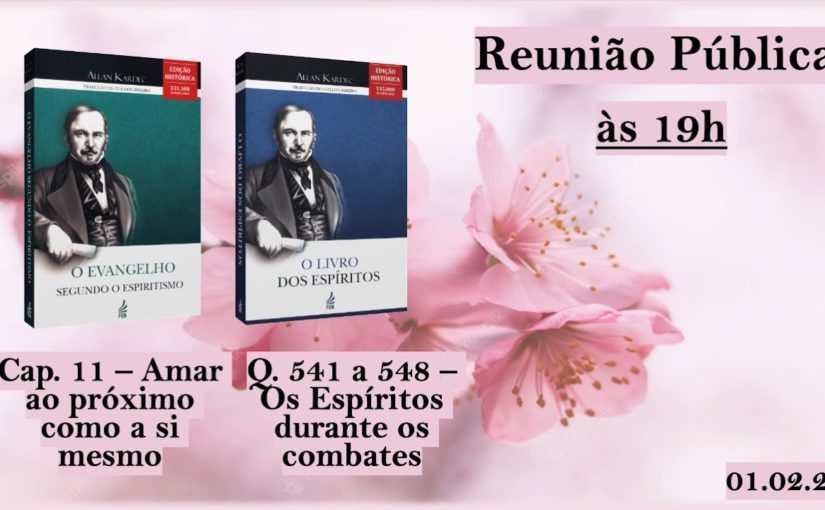 Divisão da Lei natural / Necessidade da caridade – Reunião Pública – 12.04.23